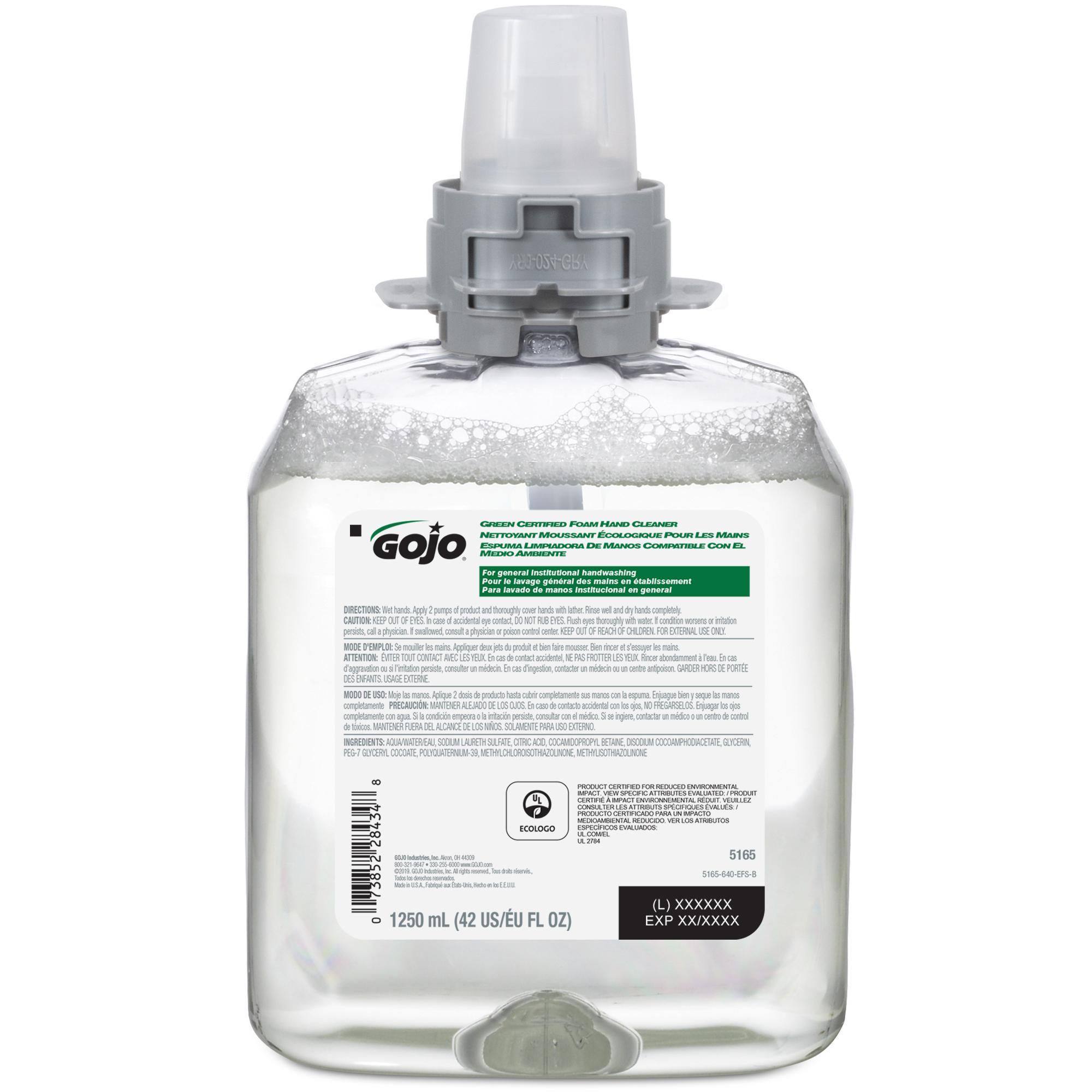 GOJO® 7265-04 MULTI GREEN® PRO™ TDX™ Multi-Purpose Hand Cleaner, 2000 mL Nominal, Refill Package, Liquid Form, Citrus Odor/Scent, Green