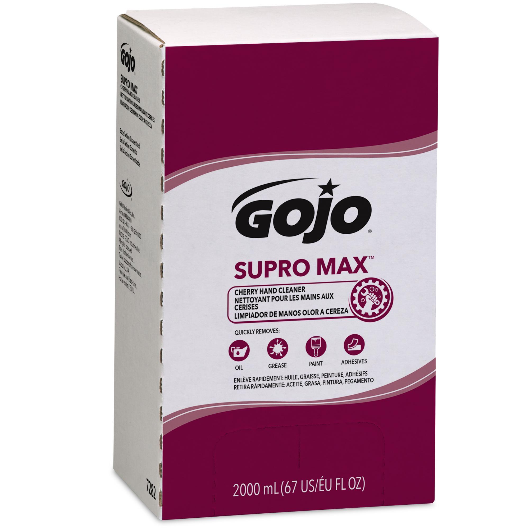 GOJO&reg; 2354-08 Pumice Hand Cleaner, 10 fl-oz Nominal, Bottle Package, Gel Form, Cherry Odor/Scent, Red/Translucent