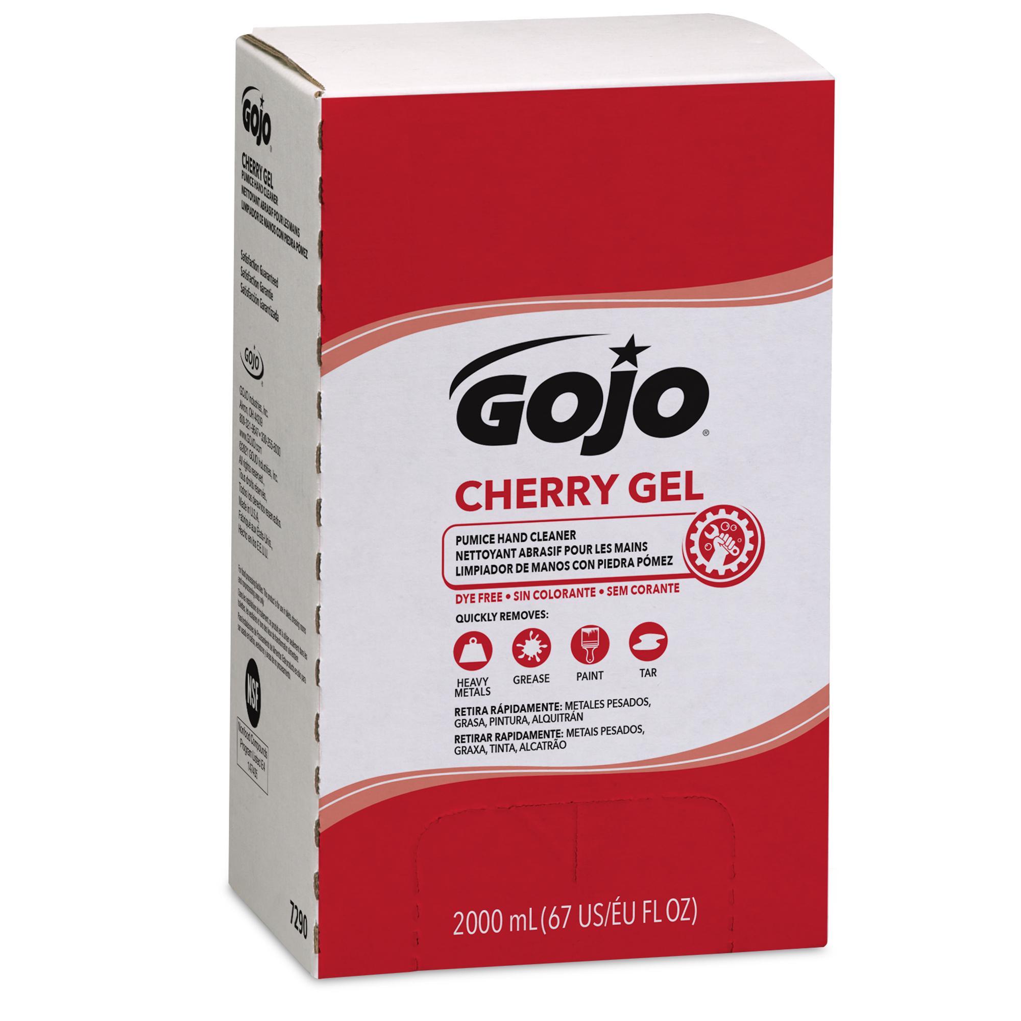 GOJO&reg; 7278-08 SUPRO MAX&trade; Hand Cleaner, 10 fl-oz Nominal, Bottle Package, Lotion Form, Cherry Odor/Scent, Opaque