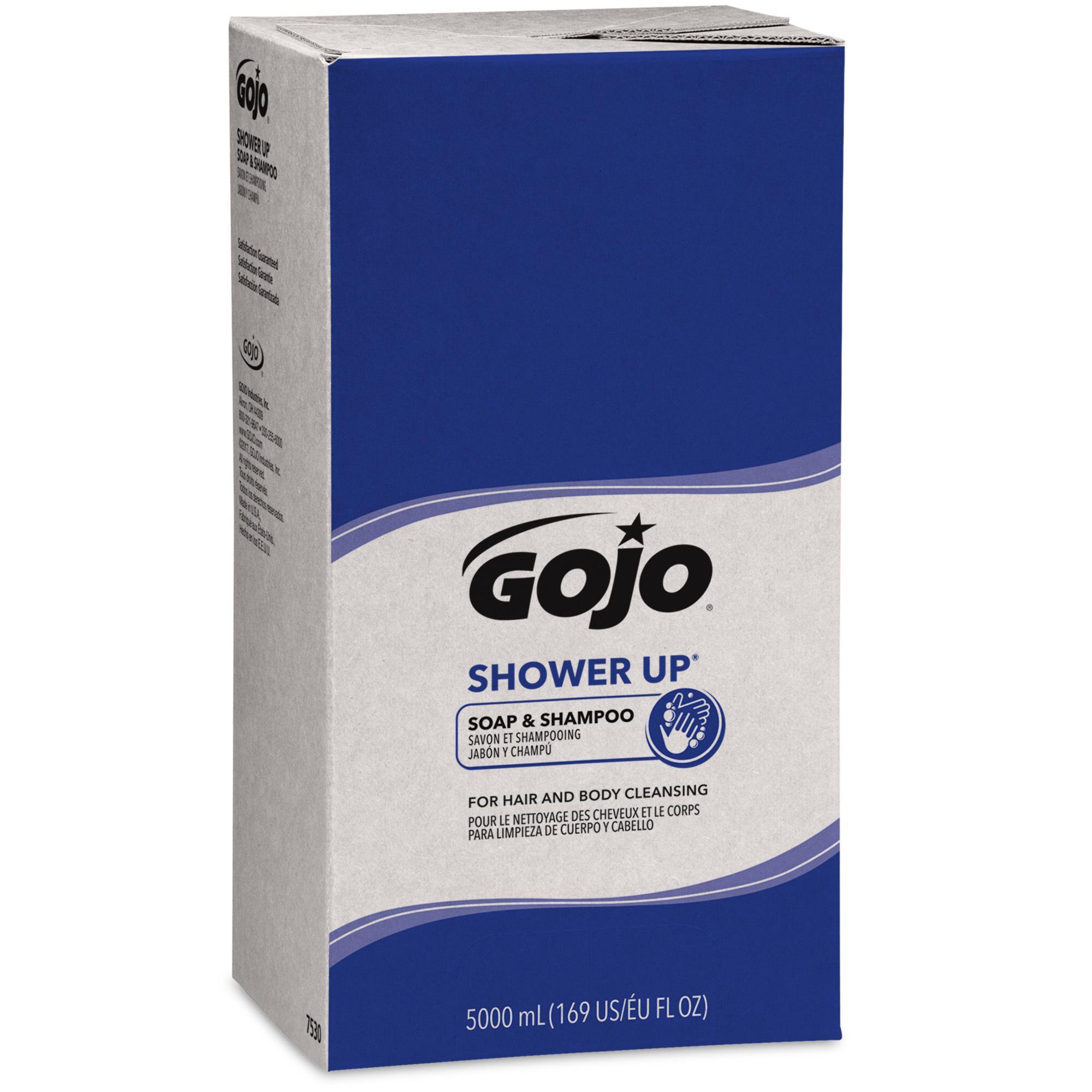 GOJO® 5263-02 FMX-20™ Hand/Hair and Body Wash, 2000 mL, Dispenser Refill Package, Foam Form, Cucumber Melon/Fruity Odor/Scent, Clear/Light Green