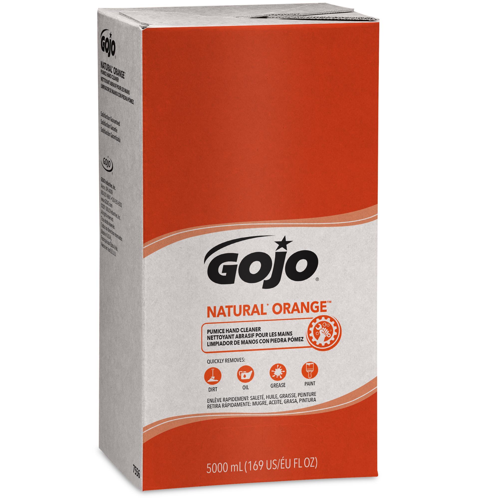 GOJO® 7582-02 SUPRO MAX™ PRO™ TDX™ Hand Cleaner, 5000 mL Nominal, Dispenser Refill Package, Lotion Form, Cherry Odor/Scent, Opaque