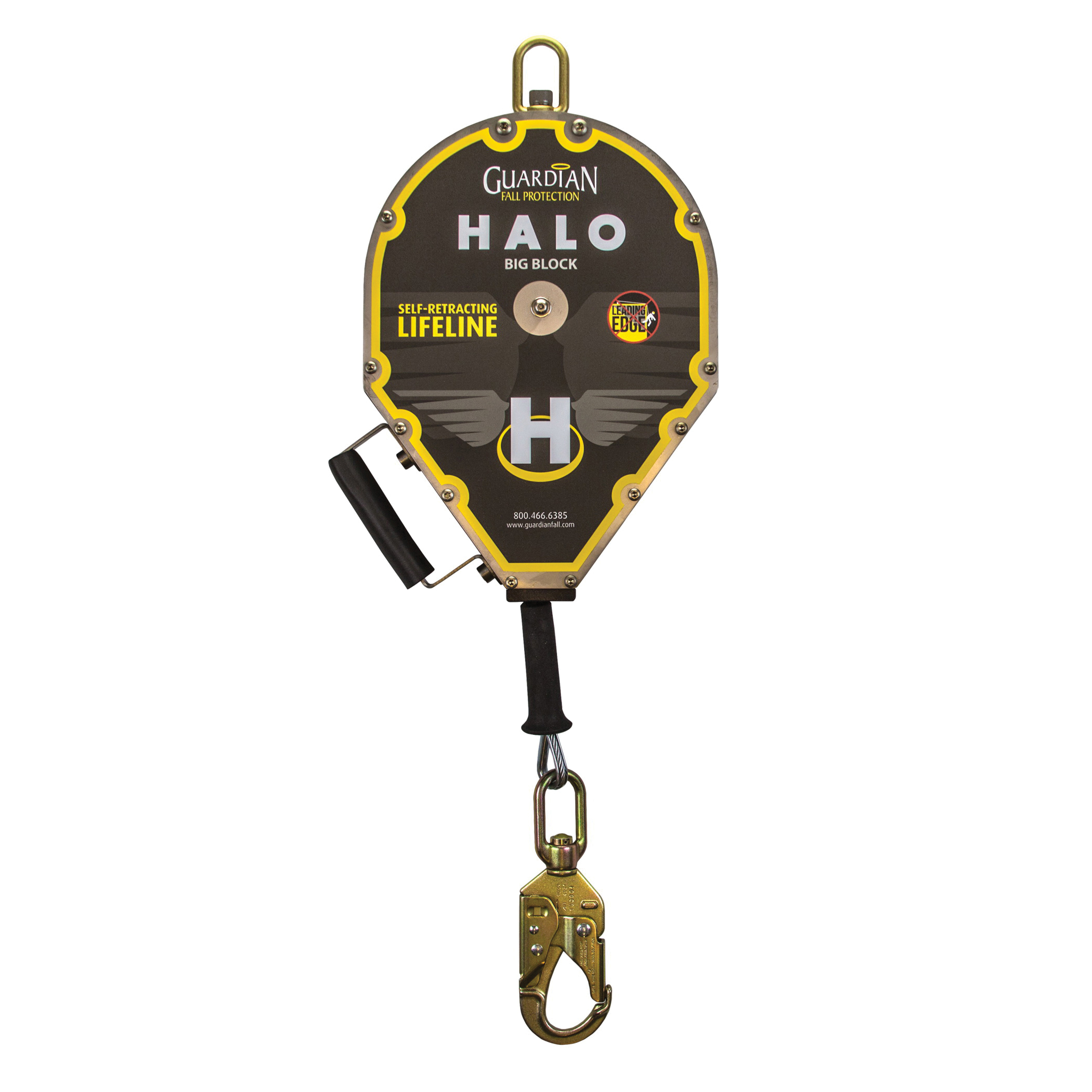 product GUARDIAN FALL PROTECTION 01508 Rope Grab Without Extension, Trailing, 5/8 in, Galvanized Steel, 130 - 310 lbs Capacity