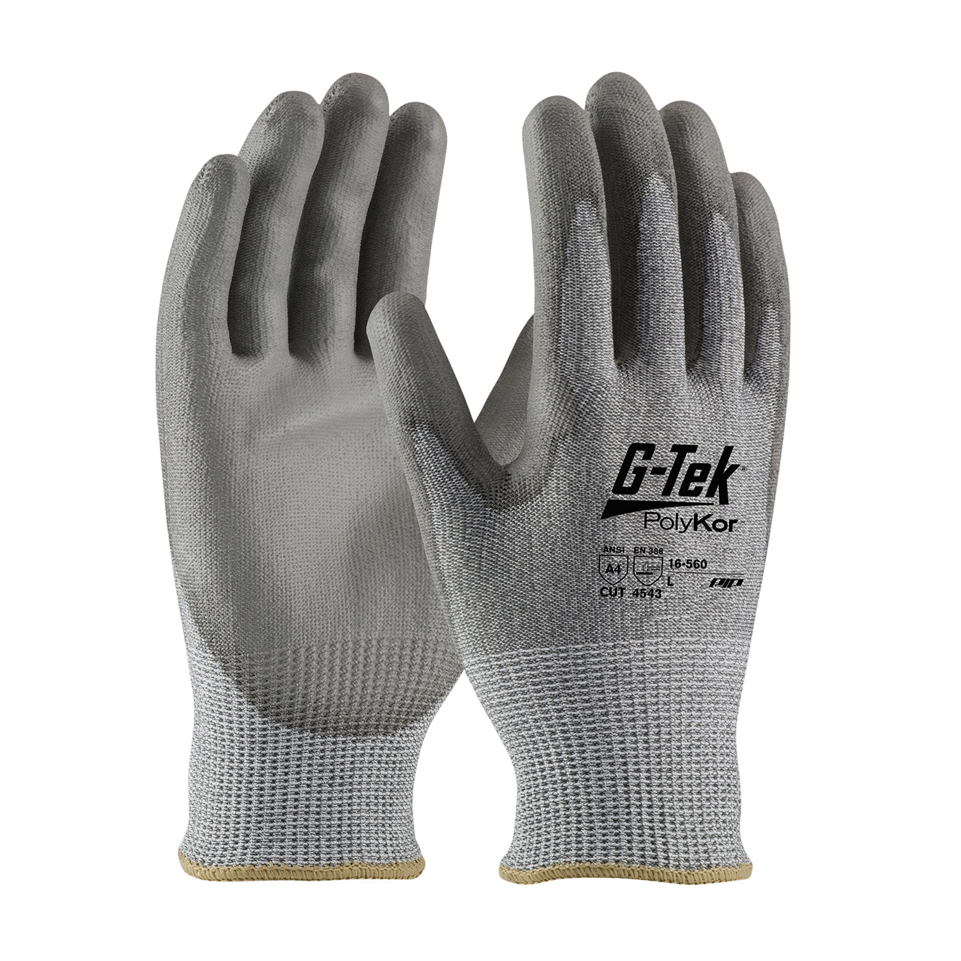 G-Tek® 15-210/XL Cut Resistant Gloves, XL, Micro Surface Nitrile Coating, Suprene™ Engineered Yarn, Knit Wrist Cuff, Resists: Abrasion, Cut, Puncture and Tear, ANSI Cut-Resistance Level: A4