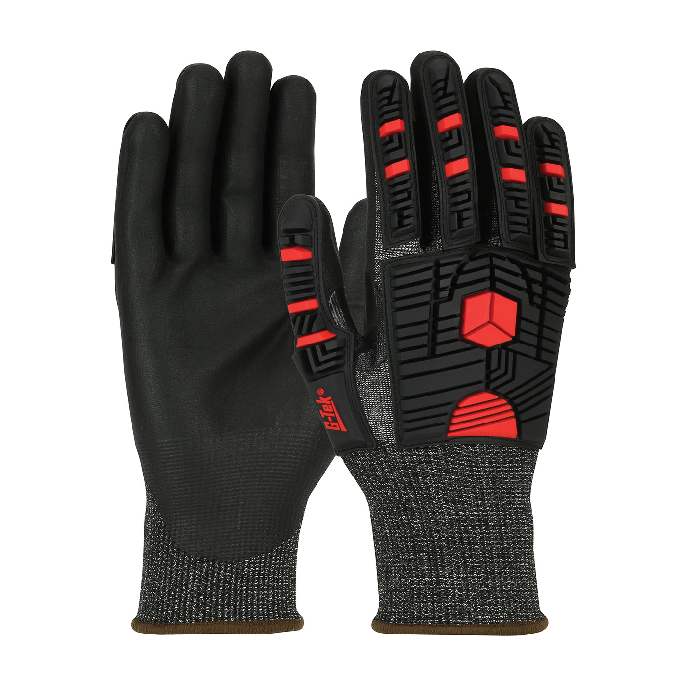 PIP&reg; Maximum Safety&reg; 122-AV70/S Ergonomic Lifting Gloves, S, Cotton/Nylon/Terrycloth, Slip-On Cuff