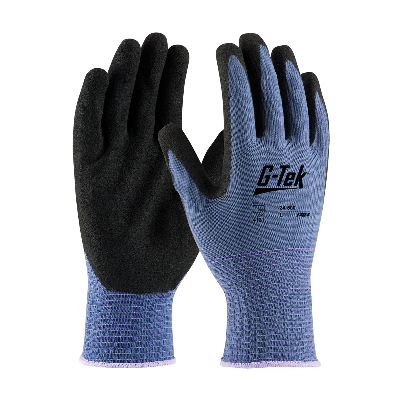 G-Tek&reg; 16-150/M 16-150 Unisex Cut-Resistant Gloves, M, PolyKor&trade;, Knit Wrist Cuff, Resists: Abrasion, Chemical, Cut, Puncture, Tear, UV and Water, ANSI Cut-Resistance Level: A2