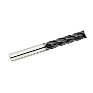 GARR 27528 VRX Center Cutting Corner Radius Rougher/Finisher End Mill, 5 mm Dia Cutter, 15 mm Length of Cut, 4 Flutes, 6 mm Dia Shank, 65 mm OAL, AlTiN/X.CEED Coated