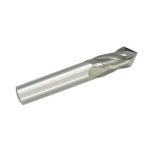 GARR 57316 154M Center Cutting Drill Mill, 1/4 in Dia, 60 deg Point, 4 Flutes, 3/4 in L Flute, 3/4 in L of Cut, 2-1/2 in OAL, Bright
