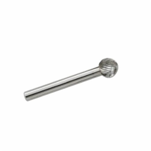 GARR 62032 SD Series Standard Rotary File/Burr, Ball Head, 5/16 in Dia Head, Double Cut