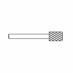 GARR 76110 GB Series Standard Grinding Burr, 0.485 in Dia Head, 1/2 in L of Cut, 2-1/2 in OAL
