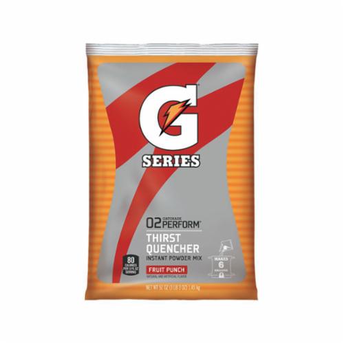 Gatorade® 03944 Instant Sports Drink Mix, 21 oz, 2.5 gal Yield, Powder Form, Fruit Punch/Lemon Lime/Orange/Frosted Riptide Rush