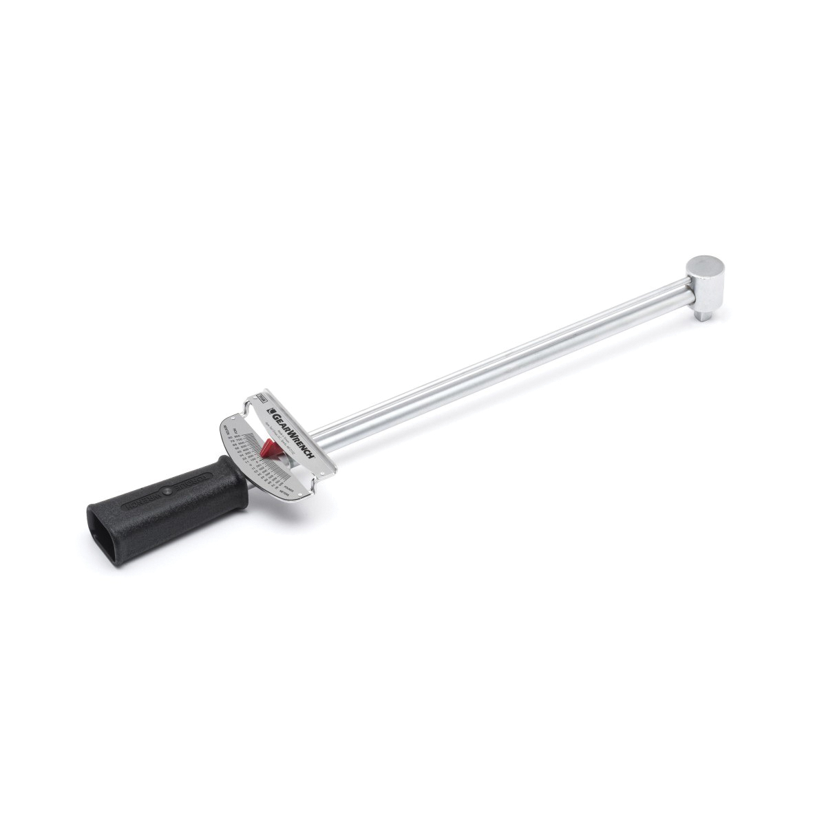 GEARWRENCH&reg; 2956N Beam Torque Wrench, 3/8 in Drive, 0 to 800 in-lb, Fixed Head, 50 in-lb Graduation, 16 in OAL