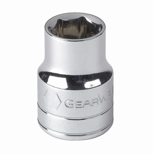 GEARWRENCH&reg; 80216 Standard Length Socket, 1/4 in Square Drive, 3/8 in, 12 Points