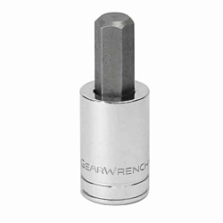 GEARWRENCH® 80664 Standard Length Professional Driver Socket Bit, 1/2 in Hex Drive, 19 mm, 1.49 in L Bit