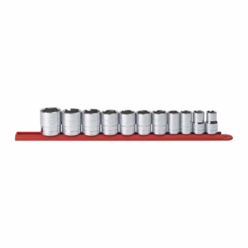Proto® J72157 Socket Set, Imperial, 7 Pieces, Alloy Steel, Black Oxide