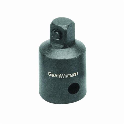 Apex® EX-372-B Drive Adapter With Ball Lock, Imperial, Square Drive, 3/8 in Male Drive, 1/4 in Female Drive, Female x Male Adapter, Specifications Met: ASME B107.112, High Carbon Alloy Steel