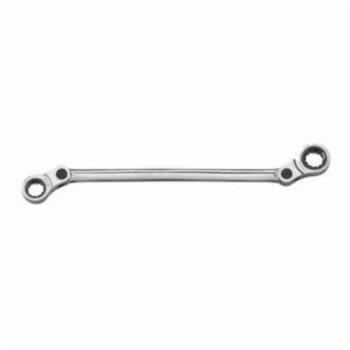 GEARWRENCH&reg; 85480 Double Box End Wrench, 8 x 10 mm Wrench, 12 Points, 0 deg Offset, 9.06 in OAL, Alloy Steel, Polished Chrome
