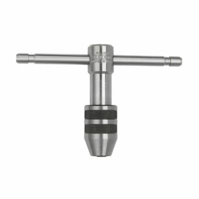 GENERAL® 162R Reversible Tap Wrench, #12 to 1/2 in Tap, Ratcheting, Hardened Steel, 4-1/4 in L, Sliding T-Handle Handle