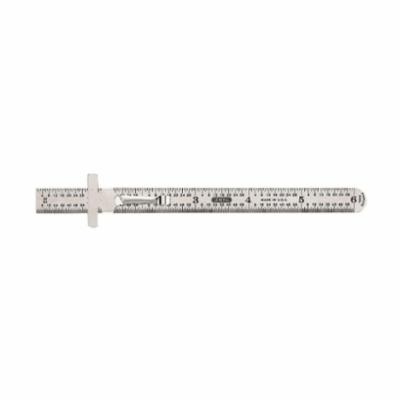 Precision Ruler, Flexible Stainless Steel, 6-In.