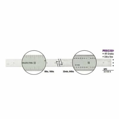 product Starrett® 237 Depth Gage, 0 to 6 in, 32nds, 64ths Graduation, Steel