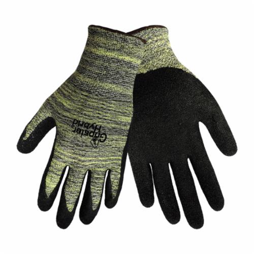 Global Glove CIA609-L Unisex Cut Resistant Gloves, L, Foam Nitrile Coating, Aralene®, Elastic/Knit Wrist Cuff, Resists: Abrasion, Cut and Impact, ANSI Cut-Resistance Level: A4