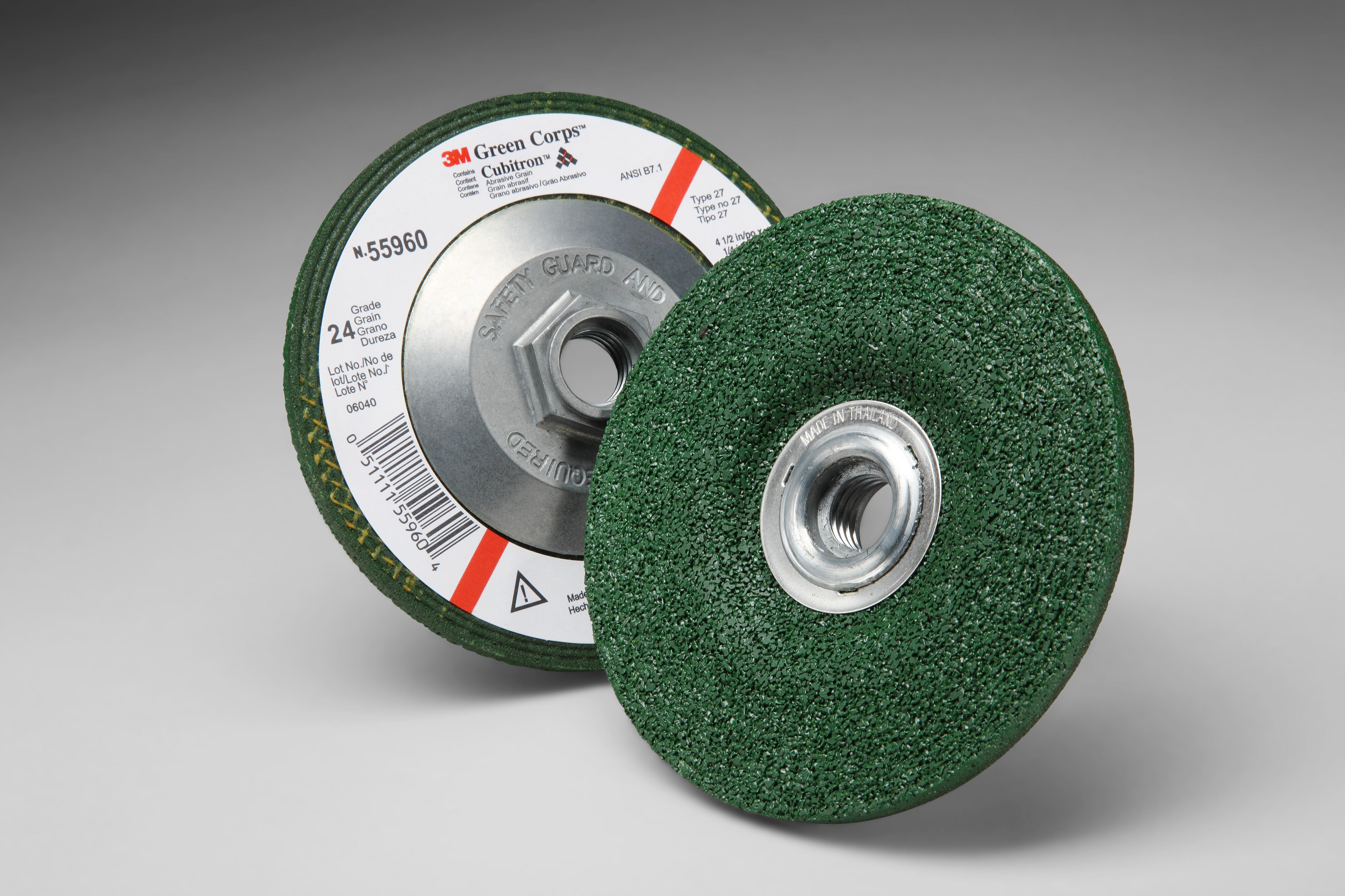 Green Corps&trade; 7000044881 251U Sheet, 16.5 in L 2.75 in W, 36 Grit, Ceramic Aluminum Oxide Abrasive, Paper Backing