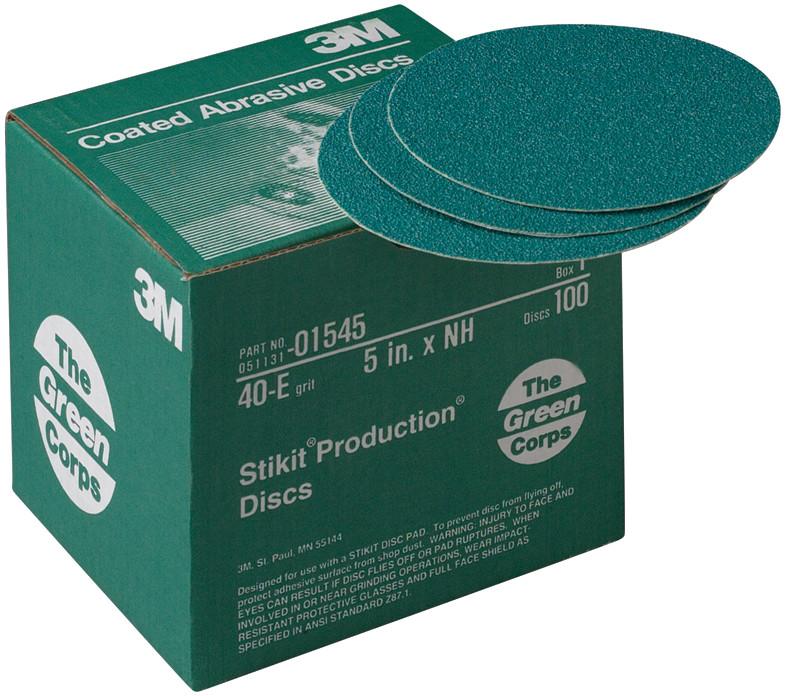 Green Corps&trade; 5114495583 750U Open Coated Abrasive Hook and Loop Disc, 80 Grit, Aluminum Oxide Abrasive, Paper Backing