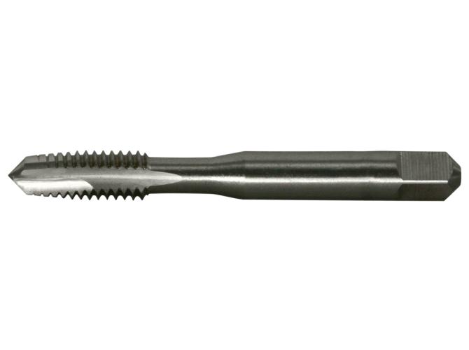 Greenfield Threading 173043 SPGP Machine Tap, Right Hand Cutting, M5 Thread, 6H Thread Limit, Bottoming Chamfer, (2) Flutes, Bright, HSS, Non-Ferrous Aluminum/Steel