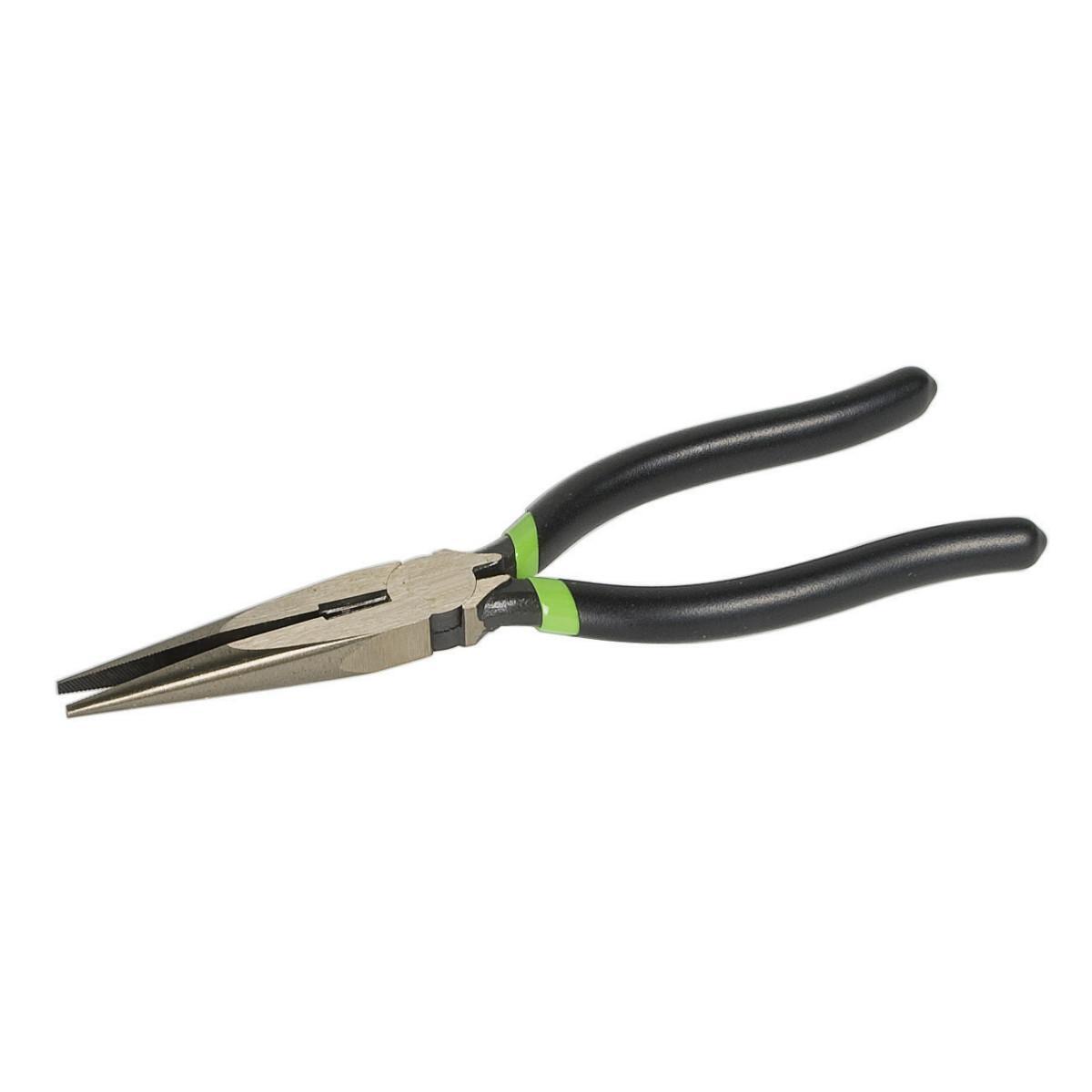 Greenlee® 0351-06M High Leverage Side Cutting Long Nose Plier, Serrated Chrome Vanadium Steel Jaw, 2-1/4 in L x 3/8 in W Jaw, 6-5/8 in OAL