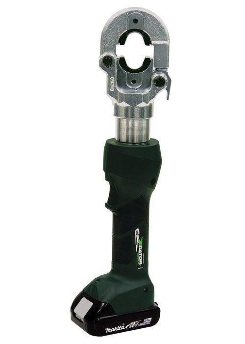 Milwaukee&reg; 2779-22 Cordless Crimper Kit, 8 AWG to 750 kcmil Aluminum/Copper Crimping, 12 ton Crimping, 18 V DC, Li-Ion Battery, 16 in OAL