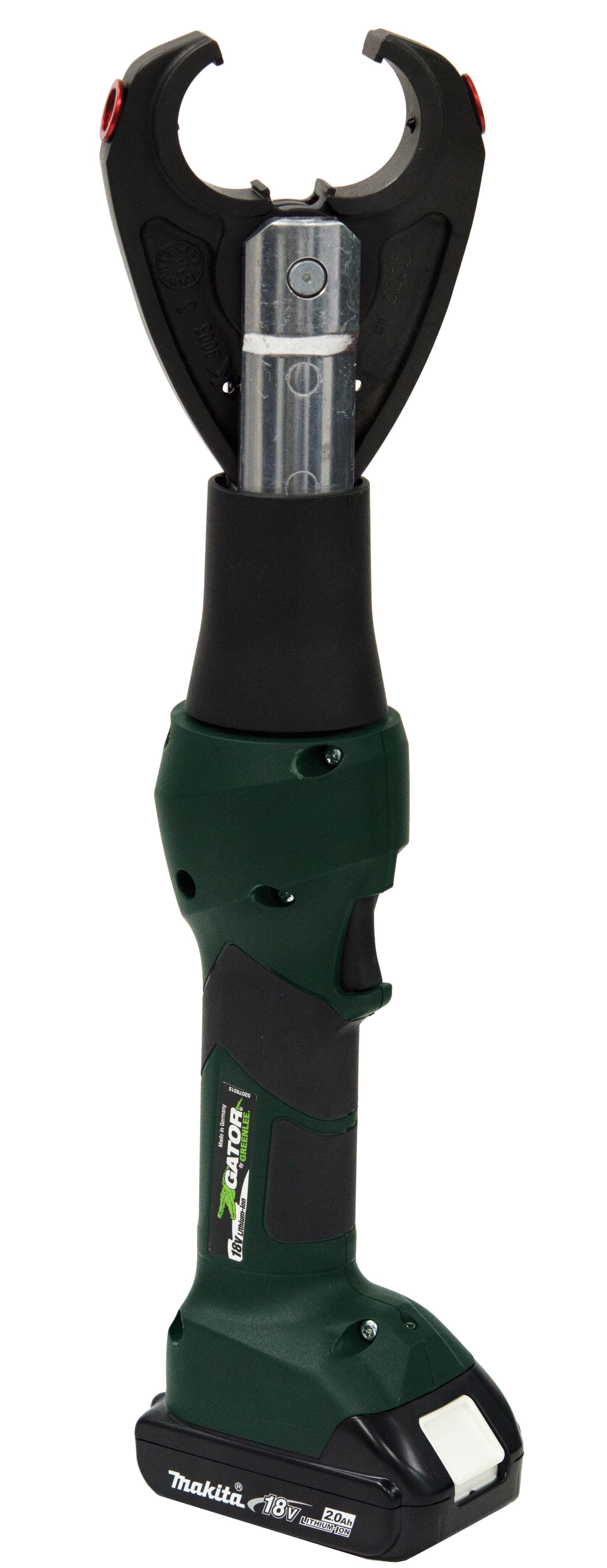 Greenlee&reg; Gator&reg; EK628LX11 Cordless Standard Bare Tool Die Crimper, 8 AWG to 600 kcmil Copper, 8 AWG to 350 kcmil Aluminum Crimping, 12000 lb Crimping, 18 V DC, Li-Ion Battery, 18-1/2 in OAL