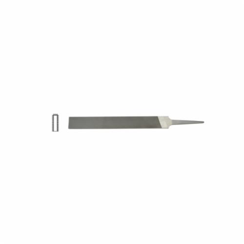 Grobet&reg; 31.146 Rectangle Hand File, 6 in L, Double/Single Cut
