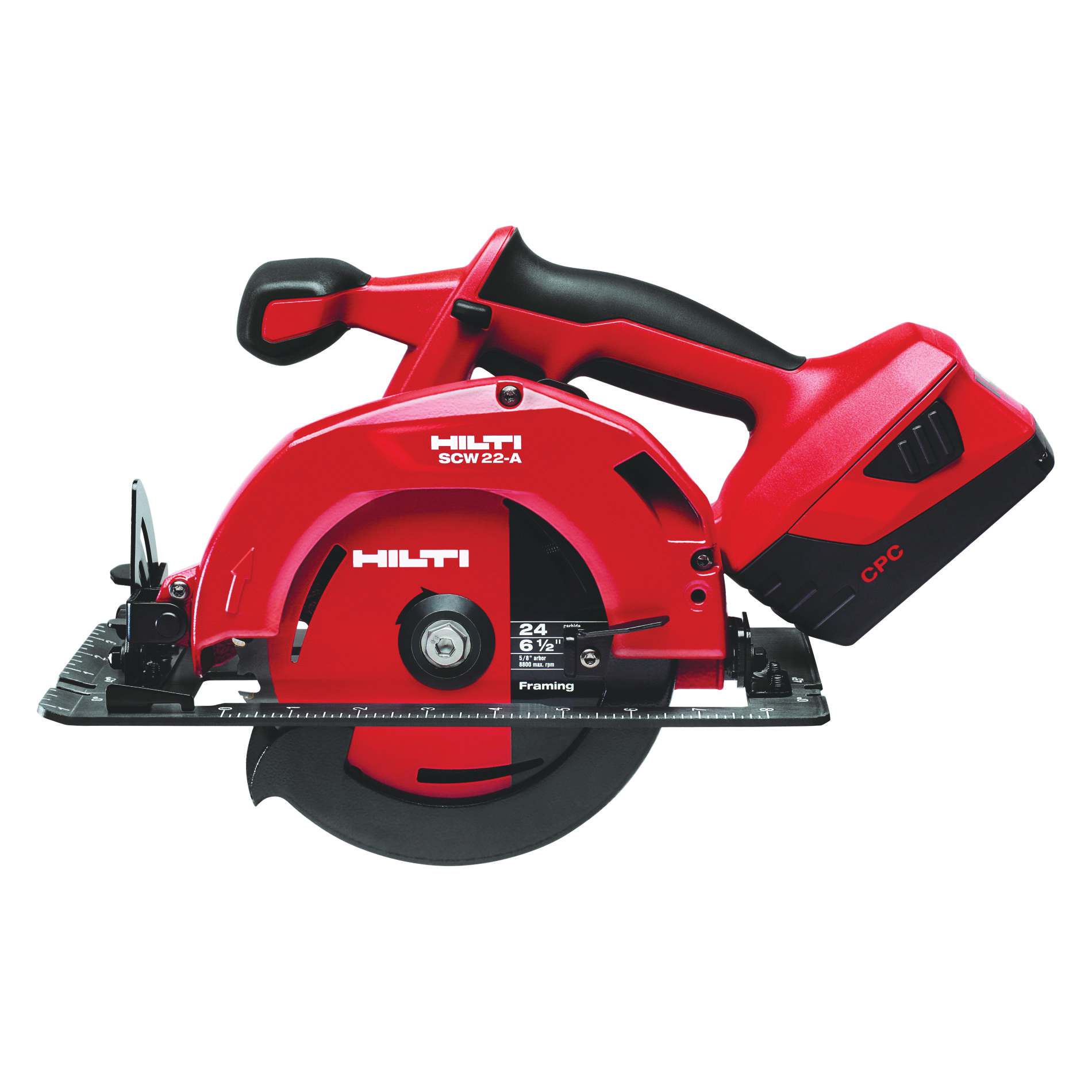 Milwaukee&reg; 2834-21HD M18 FUEL&trade; Cordless Circular Saw Kit, 7-1/4 in Dia Blade, 18 V, 2.062, 2.625 in D Cutting Lithium Battery, Right Blade Side