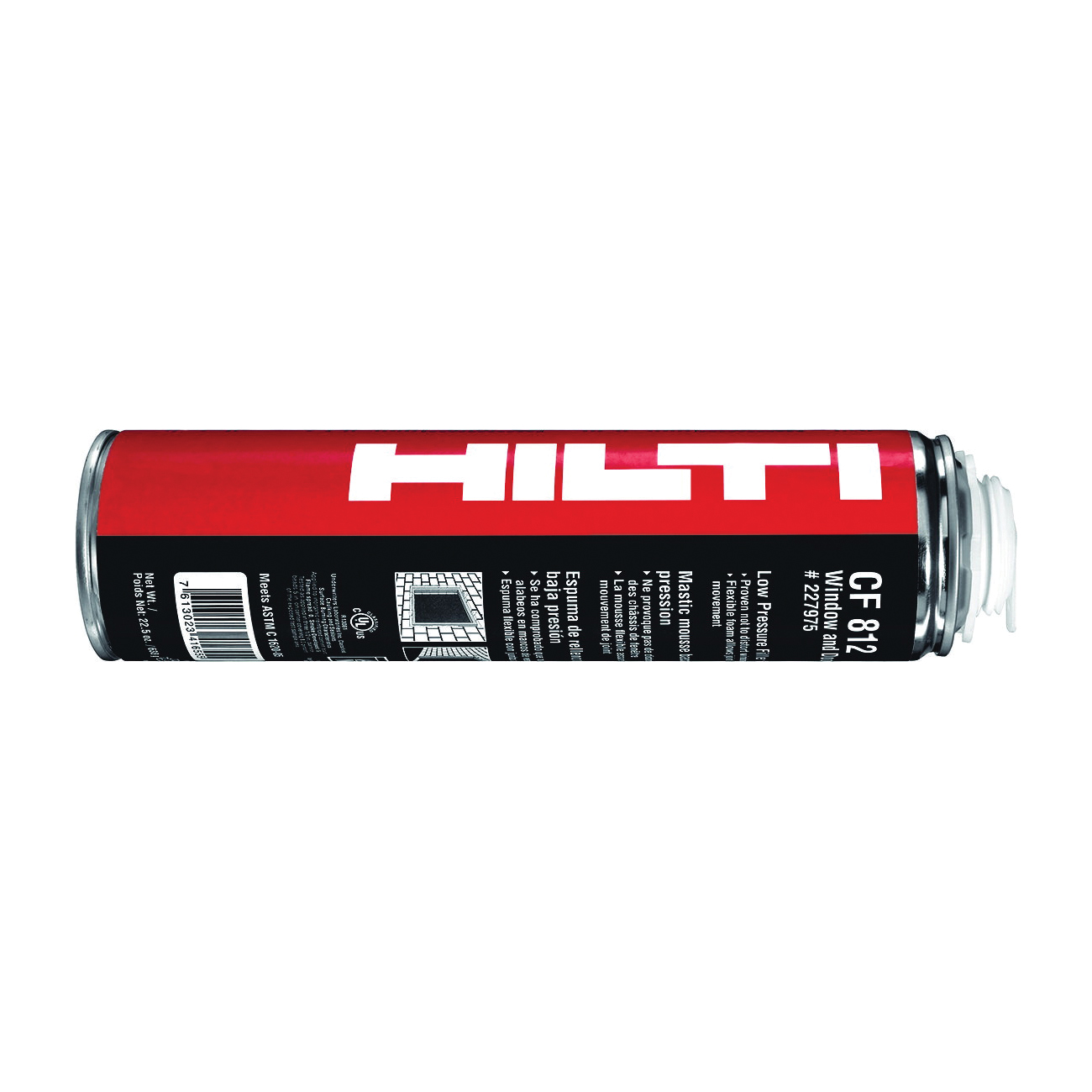 CRC&reg; 14077 Minimal Expansion Non-Flammable Foam Sealant, 16 oz Aerosol Can, Foam Form, Off-White, 1.2