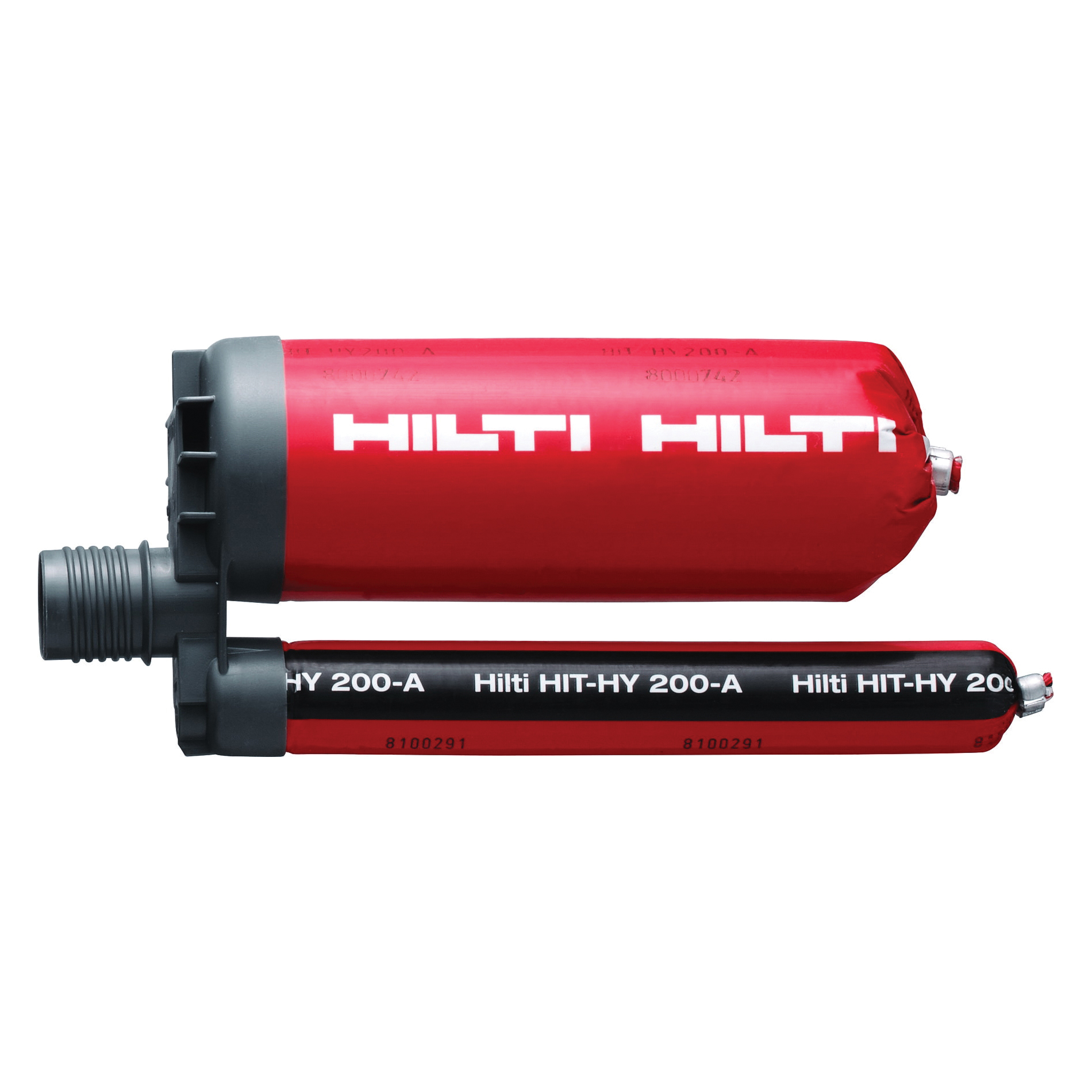HILTI 2123404 HIT-RE 500 V3 Epoxy Adhesive Mortar, 16.9 fl-oz Can, Mixture Form, Part A: Light Gray/Part B: Red