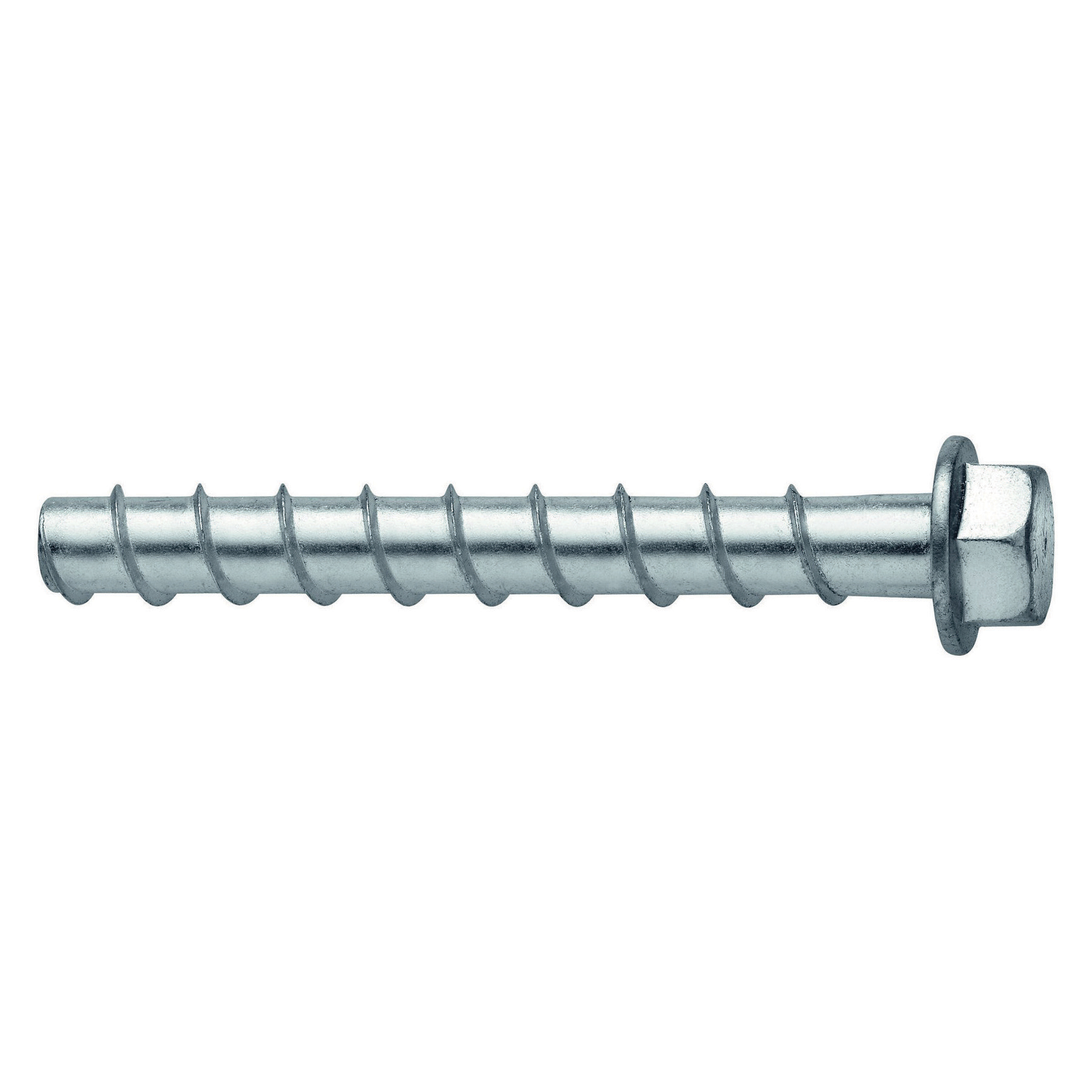 HILTI 418070 Ultimate Performance Screw Anchor, 1/2 in Dia, 2-1/2 in OAL, Hex Head Drive, Carbon Steel, 2-1/4 to 4-1/4 in D Min Embedment