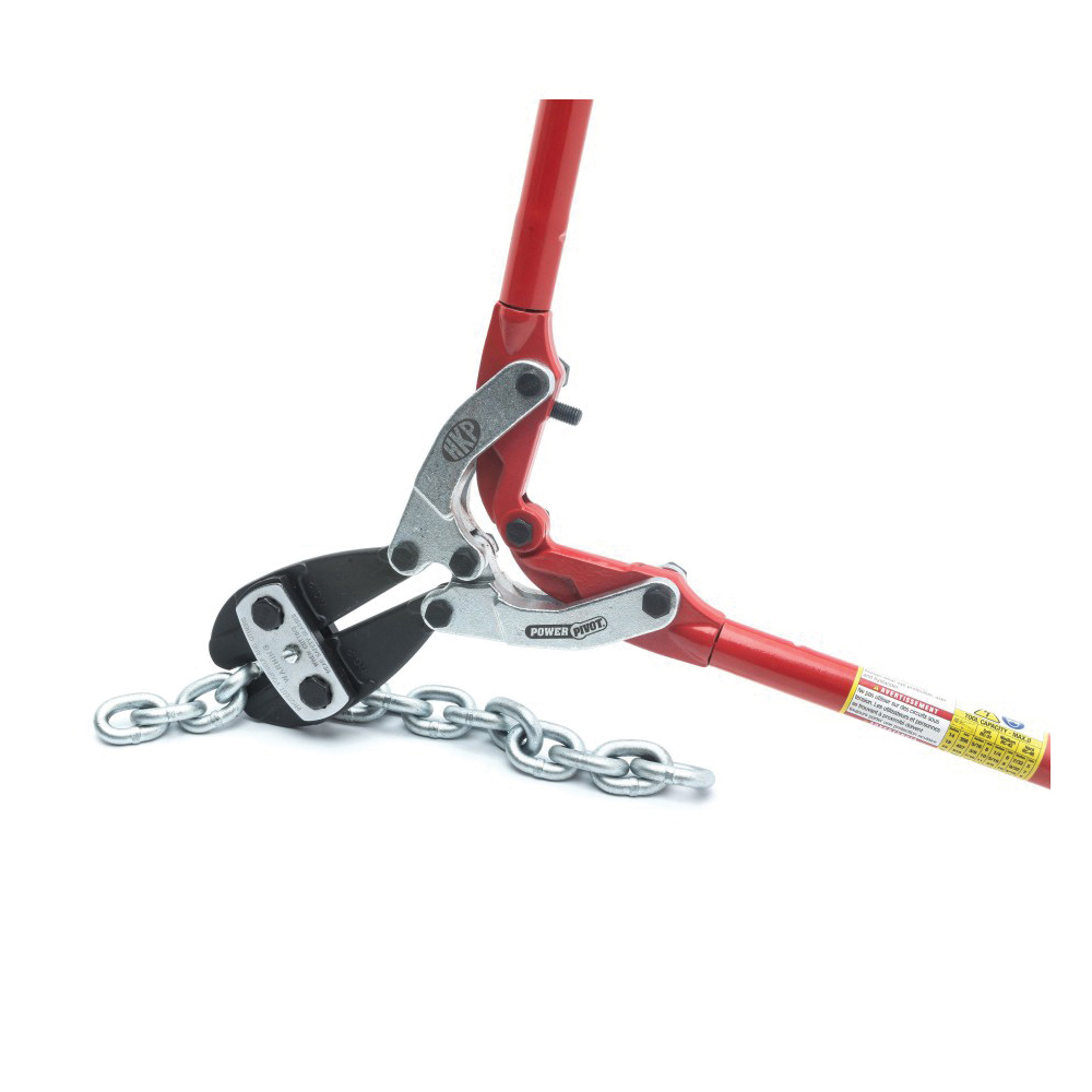 Crescent&reg; 0090MCP Bolt Cutter, 3/8 in Soft, 5/16 in Medium, 9/32 in Hard Materials Cutting, 18.55 in OAL, Center Cut, Steel Jaw