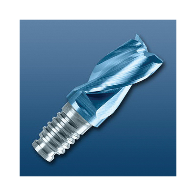 Haimer Duo-Lock&trade; DL10F2003MN1000SDA F2003MN Normal Version Power Milling Head, Solid Carbide, 3 Flutes, Material Grade: K, M, N, P, S