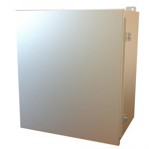 Hammond® EN4SD24208GY Eclipse™ 1-Door Enclosure, 20 in W x 8 in D x 24 in H, NEMA 3R/4 NEMA Rating, Mild Steel