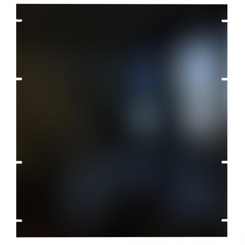 Hammond® C4SP4236VBK1 C4 24U Side Vented Rack Cabinet Panel, 42 in H x 36 in W x 0.81 in D, Steel, Black