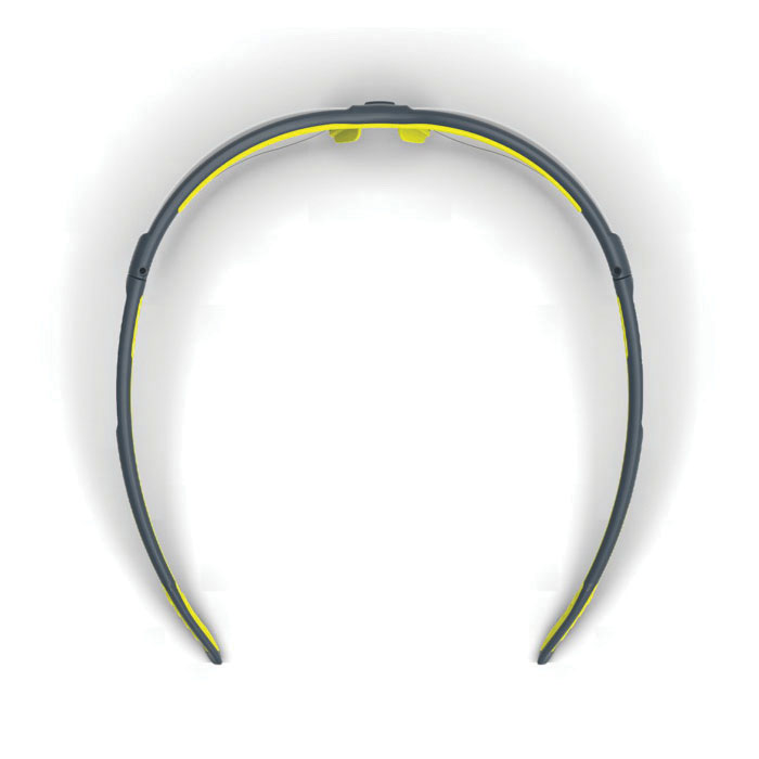 HexArmor&reg; 11-15008-08 VS250 Safety Eyewear, TruShield&reg;, Variomatic Dark Lens, Half-Frame Frame, Gray, TPE Frame, Polycarbonate Lens, ANSI Z87.1.2020, CE EN 166, CSA Z94.3, High Impact Rated Z87+