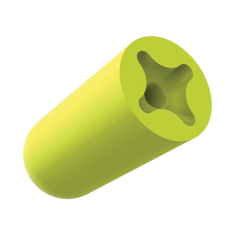 HexArmor&reg; accuFit&reg; 18-11003 Earplugs, 32 dB Noise Reduction, Tapered Shape, ANSI S3.19-1974/Z94.2-2014, CSA Class A(L), EN 352-2:2002, Disposable, Uncorded Design