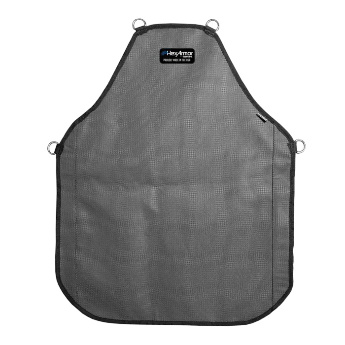 HexArmor&reg; AP321 Heavy Duty Single Layer Protective Apron, SuperFabric&reg;, 30 in L x 24 in W, Strap Closure, Resists: Abrasion, Cut, Punctures and Snag