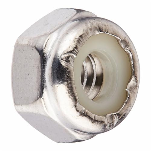 Hillman&trade; 829720 Lock Nut, 1/4-20, Stainless Steel, Stainless Steel, 18-8 Material Grade