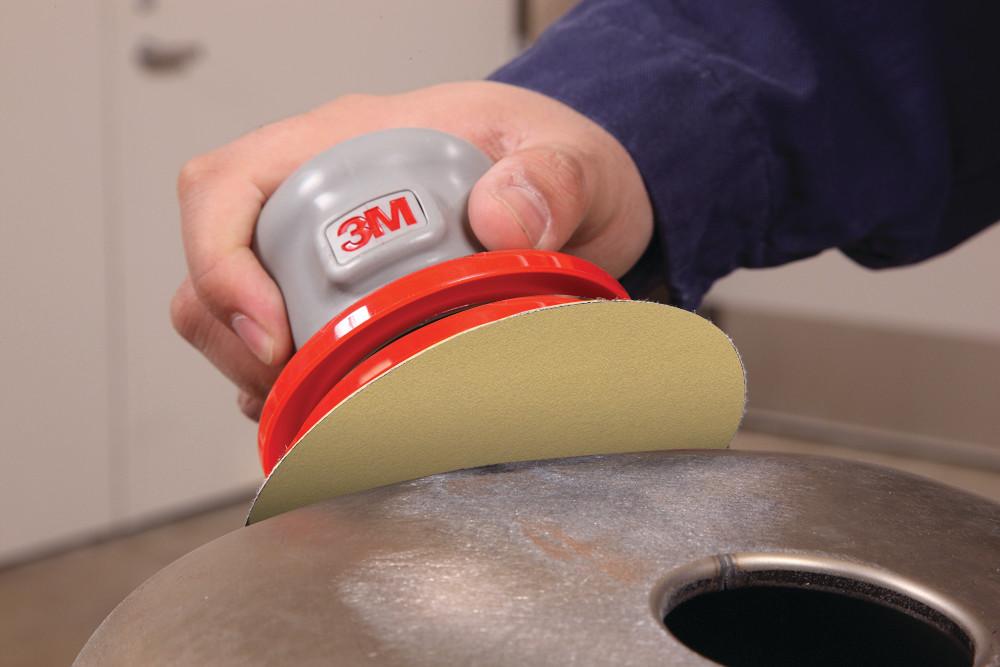 Hookit&trade; 7010518490 360L Disc, 3.5 in Dia Disc, P500 Grit, Aluminum Oxide Abrasive, Film Backing
