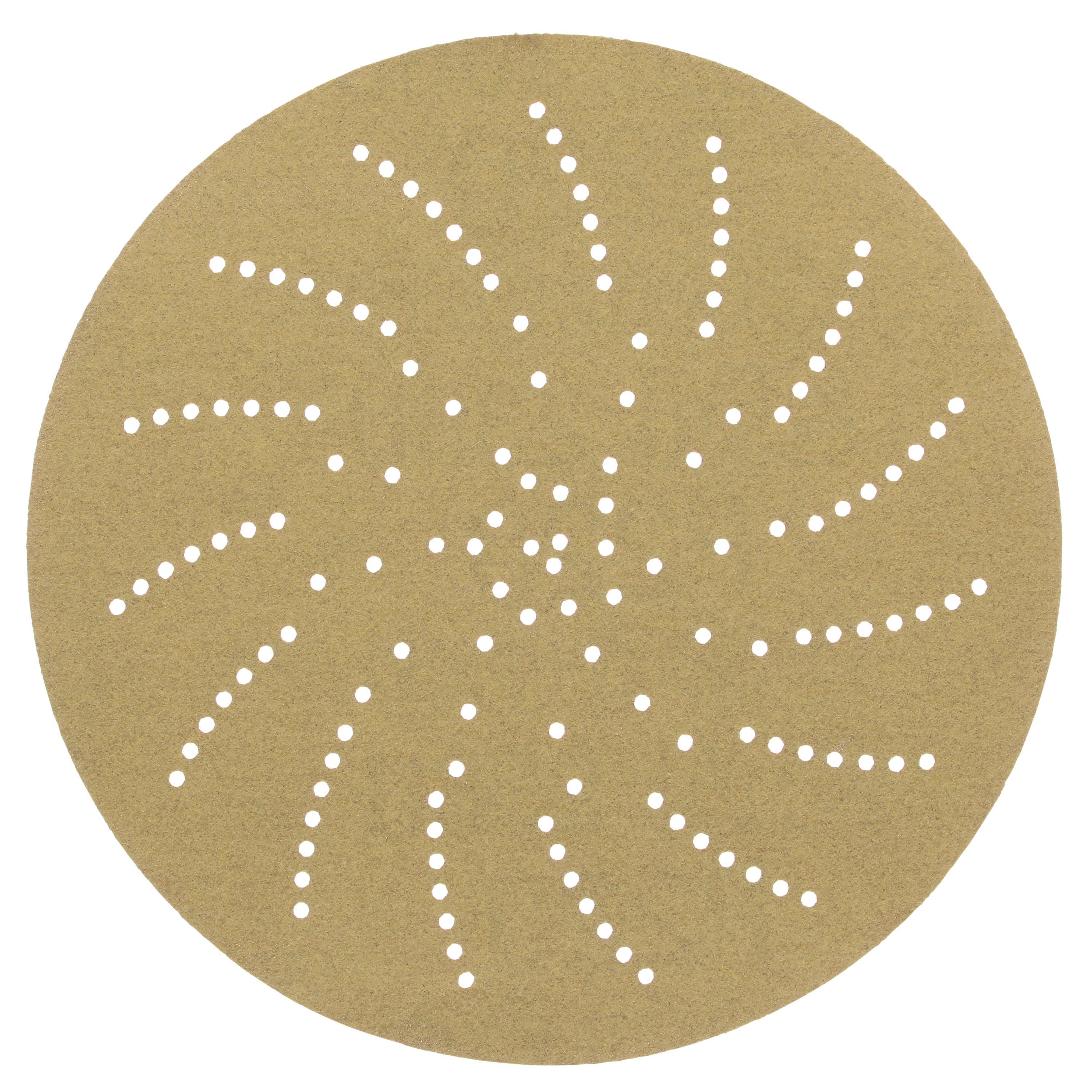 Hookit&trade; 7010029935 Open Coated Paper Disc, 5 in Dia Disc, P500 Grit, Extra Fine Grade, Aluminum Oxide Abrasive, Paper Backing