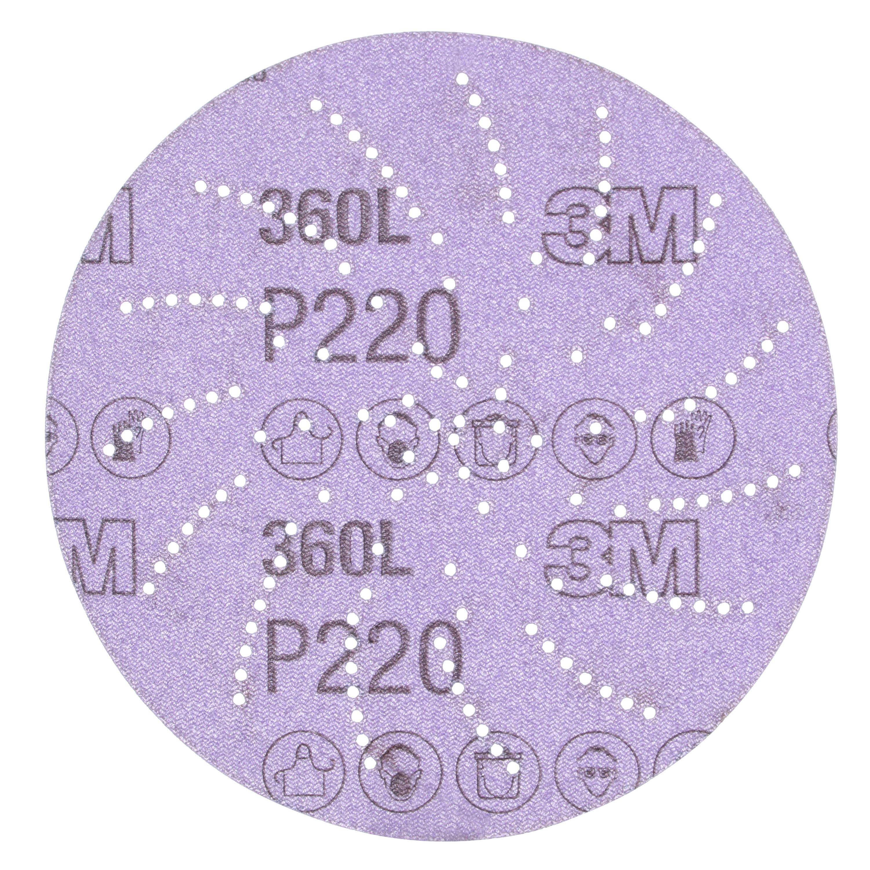Hookit&trade; 7100037759 763U Disc, 5 in Dia Disc, P120 Grit, Ceramic Aluminum Oxide Abrasive, Paper Backing