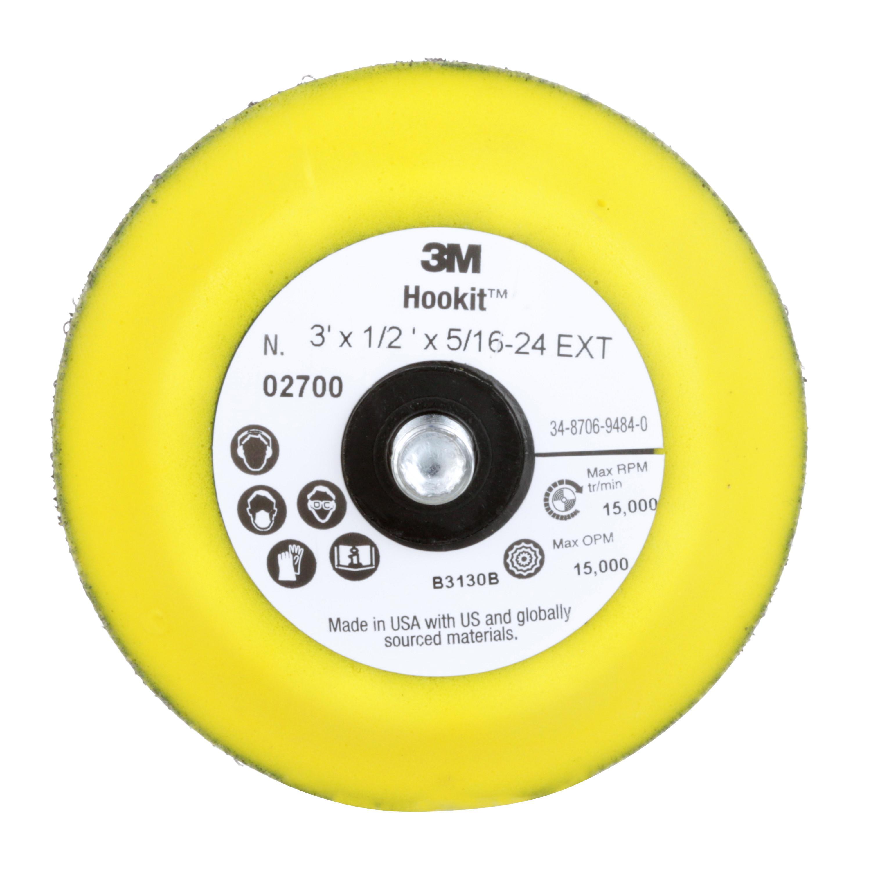 Hookit&trade; 7100037759 Close Coated Paper Disc, 5 in Dia Disc, P120 Grit, Fine Grade, Ceramic Alumina Abrasive, Paper Backing