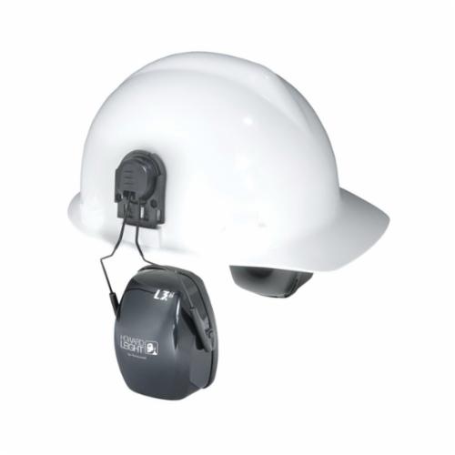 Howard Leight by Honeywell 1011993 Leightning&reg; L3H Hard Hat Earmuffs, 27 dB Noise Reduction, Black, ANSI S3.19-1974