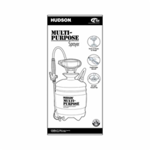 Hudson&reg; 20013 Multi-Purpose&trade; Sprayer, 3 gal, 40 psi, 42 in Hose Length, Translucent Poly Tank