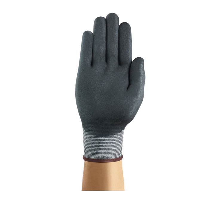 HyFlex&reg; 11539060 11-539 Light Duty Cut-Resistant Gloves, XS, Foam Nitrile Coating, Intercept&trade;, Knit Wrist Cuff, Resists: Abrasion, Cut, Puncture and Tear, ANSI Cut-Resistance Level: A2